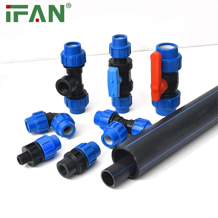 HDPE الأنابيب والتركيب