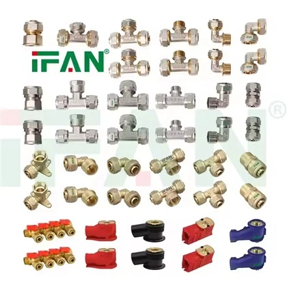 تركيبات ضغط PEX من النحاس IFAN